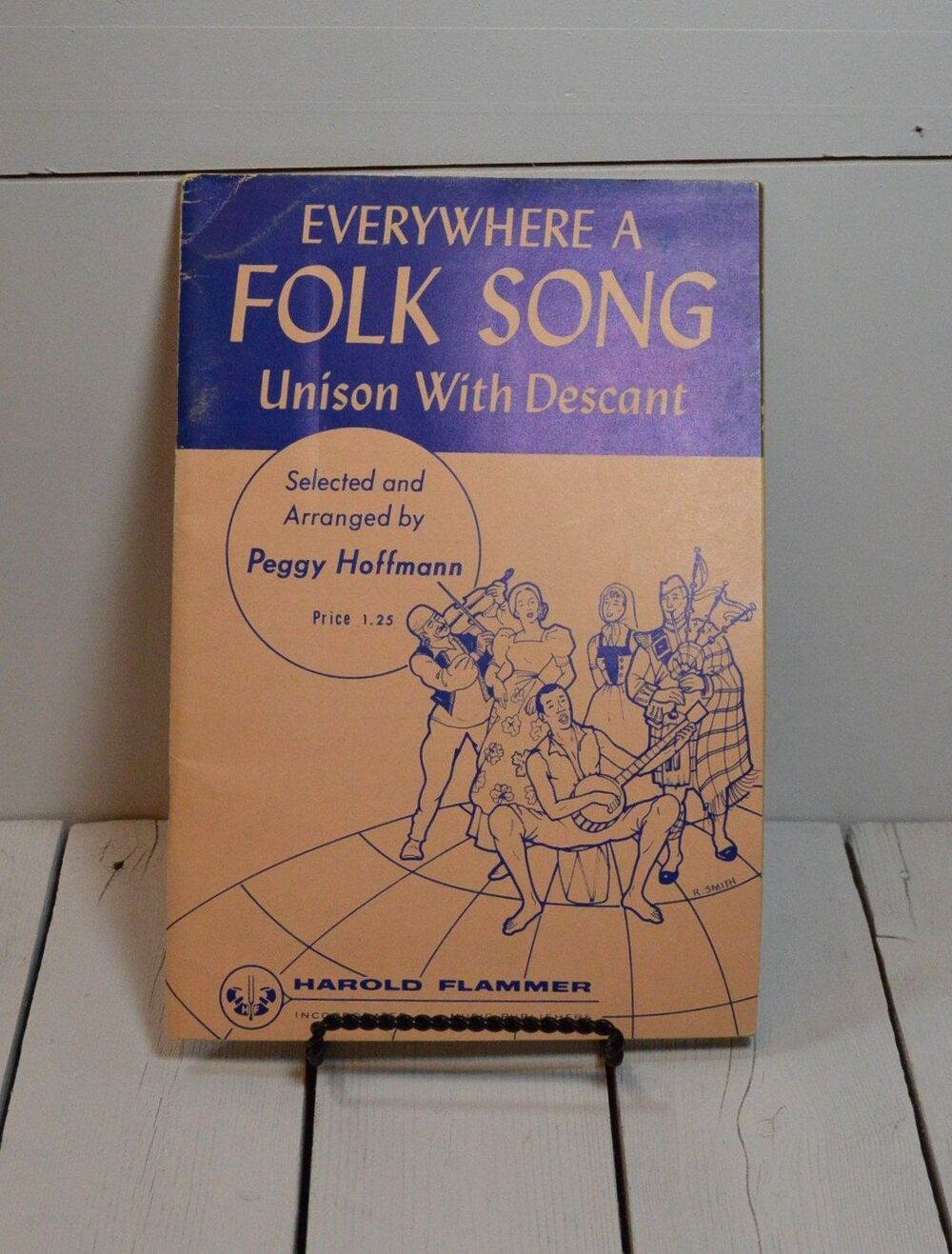 Everywhere A Folk Song Unison with Descant by Peggy Hoffmann, Harold Hammer